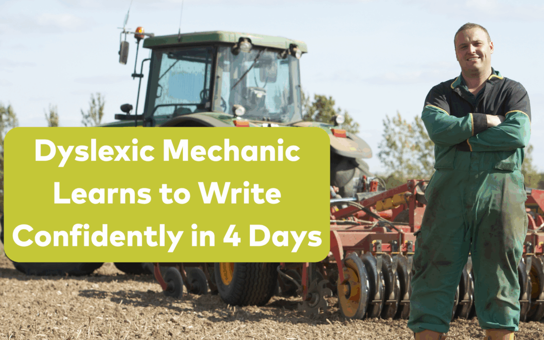 Dyslexic Mechanic Learns to Write Confidently in 4 Days