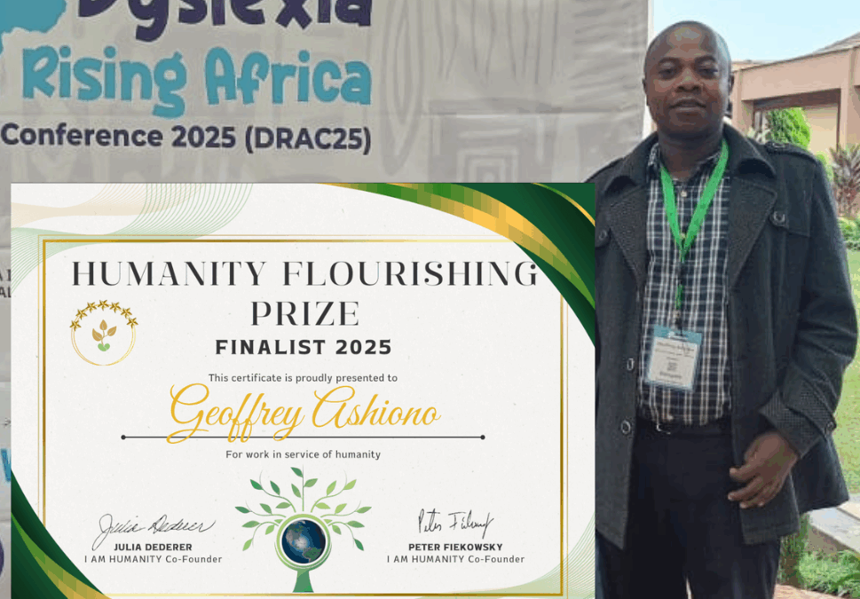 Geoffrey’s Humanity Flourishing Award Finalist Certificate: A Moment of Pride